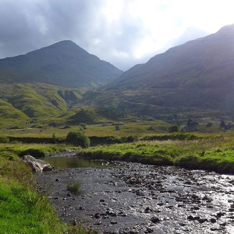 The crew is filming in Scotland. Photo courtesy of  Outlander_Starz